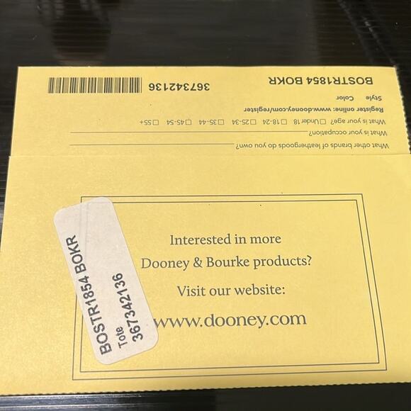 Dooney & Bourke Ostrich White Large Tote - Picture 5 of 9